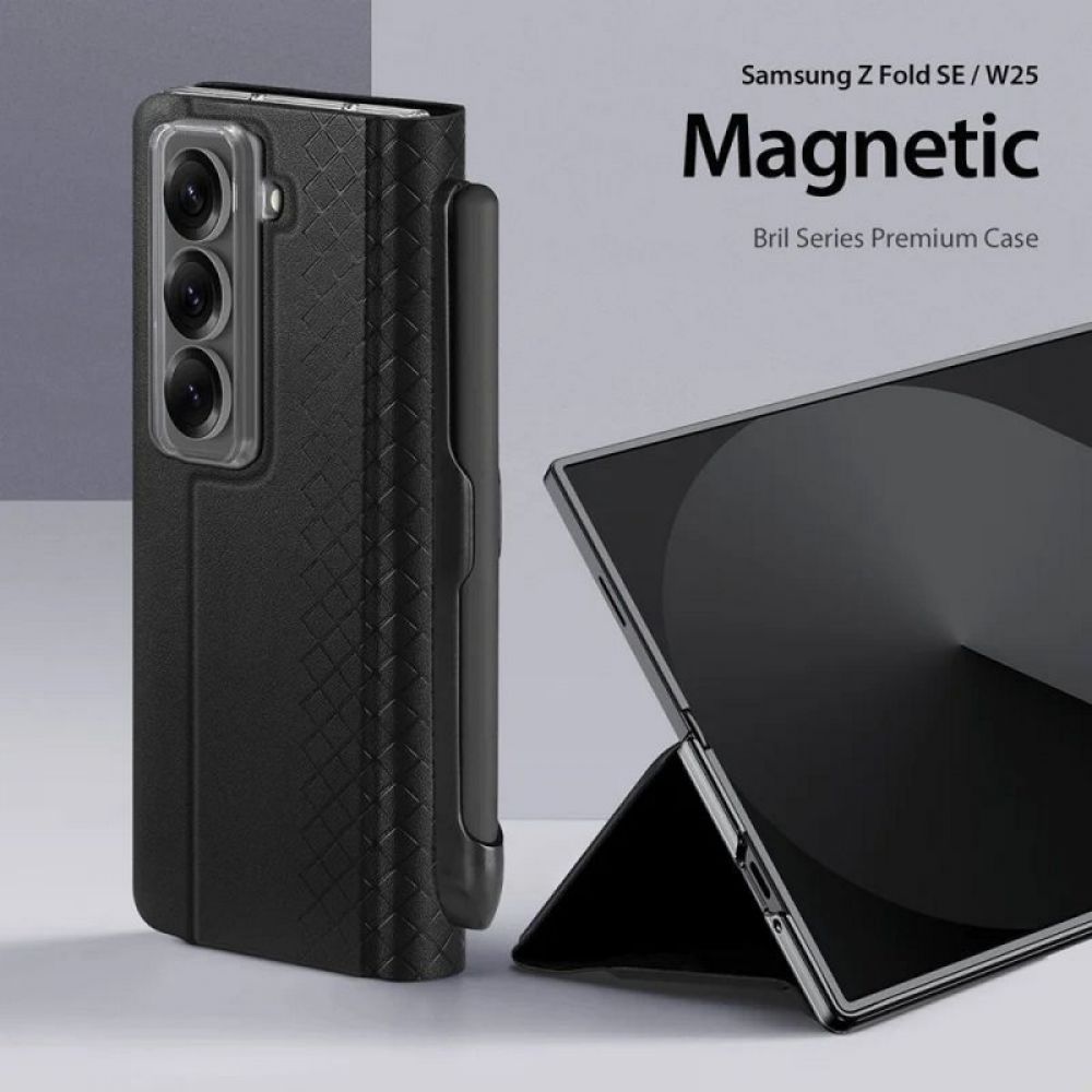 Futrola DUX DUCIS BRIL sa drzacem za olovku za SAMSUNG Z Fold SE/W25 crna