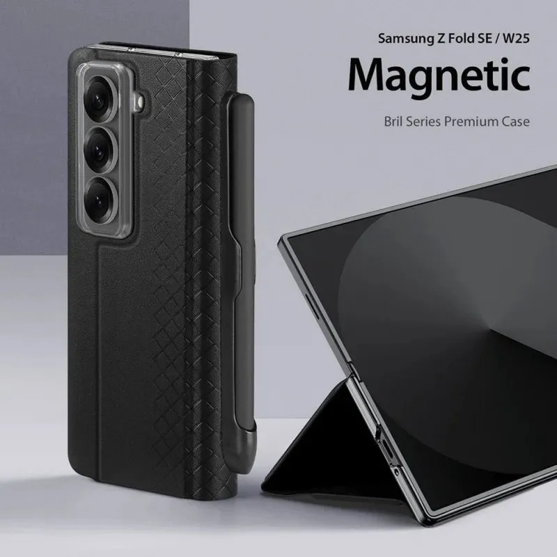 Futrola DUX DUCIS BRIL sa drzacem za olovku za SAMSUNG Z Fold SE/W25 crna