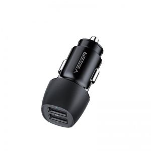 VEGER auto punjac 2 x USB A 3.4A 17W CC316-2A crni