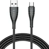 VEGER kabal (kabl) USB A na Type C 2.4A V104 1.2 m crni