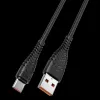 VEGER kabal (kabl) USB A na Type C 2.4A V104 1.2 m crni