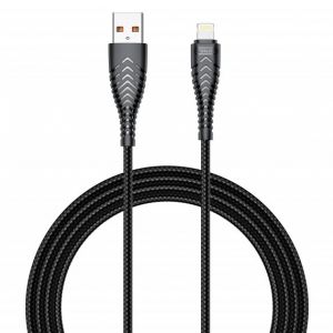 VEGER kabal (kabl) USB A na Lightning 2.4A V105 1.2 m crni