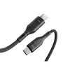 VEGER kabal (kabl) Type C na Type C PD 3A 60W CC01 1.2 m crni