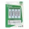 Punjiva baterija TCBEST R6 (AA) 750 mAh sa soketom Type C + USB A kabal 4 x Type C (4 kom)