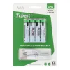 Punjiva baterija TCBEST R3 (AAA) 220 mAh sa soketom Type C + USB A kabal 4 x Type C (4 kom)