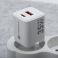 FORCELL F-ENERGY Mini GaN III VT-35C kucni punjac 1 x Type C + 1 x USB A. PD QC4.0 35W bela