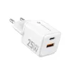 FORCELL F-ENERGY Mini GaN III VT-25B kucni punjac 1 x Type C + 1 x USB A. PD QC4.0 25W bela