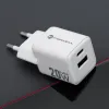 FORCELL F-ENERGY Mini GaN III VT-35A kucni punjac 1 x Type C + 1 x USB A. PD QC4.0 20W bela