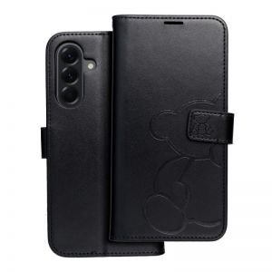 Futrola flip MEZZO BOOK za Samsung A56 5G teddy bear crna