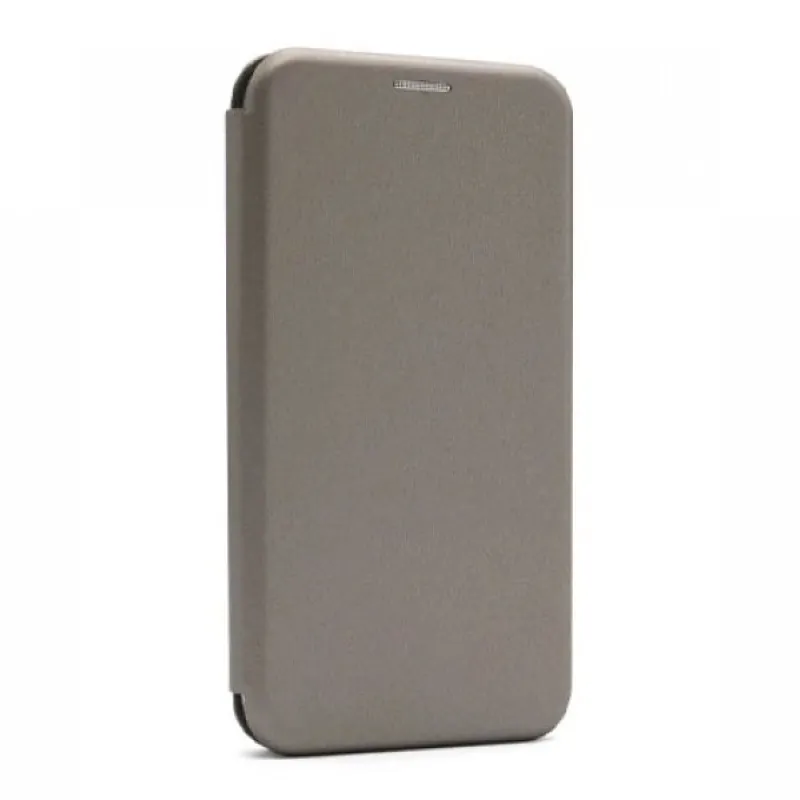 Futrola flip cover GALIO (forcell elegance) za Xiaomi Redmi Note 14 4G siva