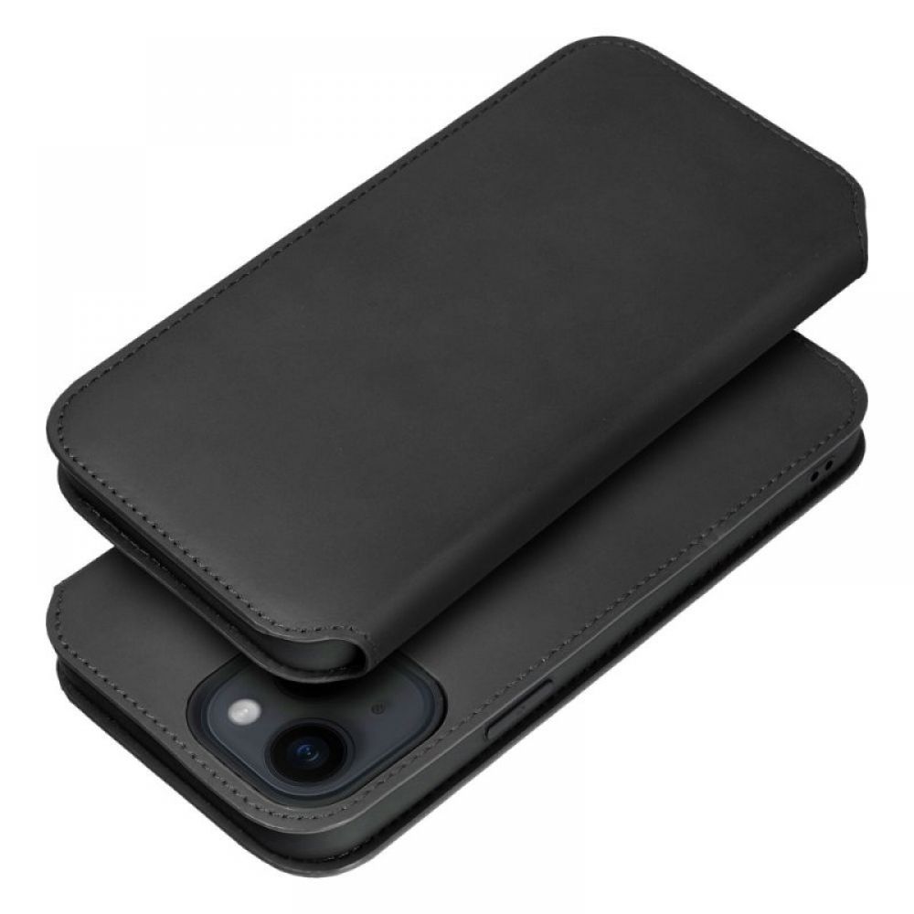 Futrola flip DUAL POCKET BOOK za Xiaomi Redmi Note 14 4G crna