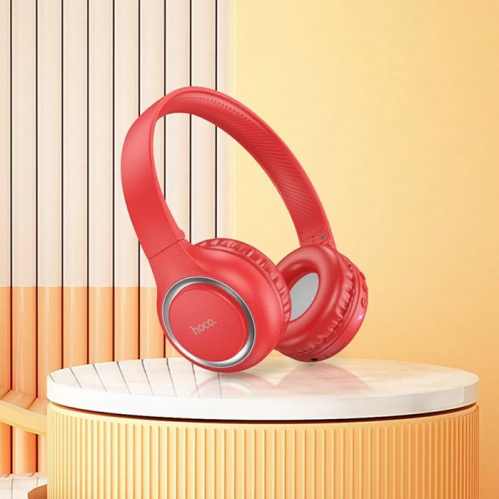 HOCO bezicne bluetooth slusalice W41 crvene