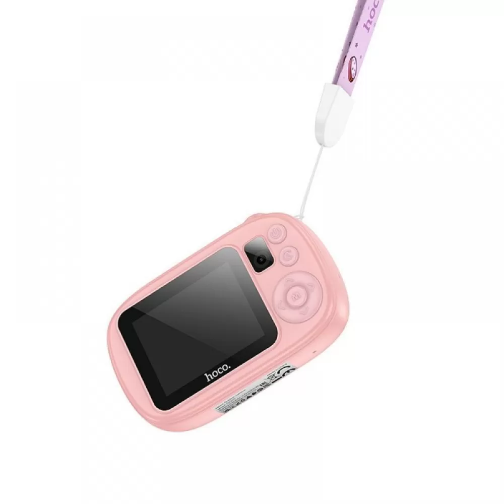 HOCO deciji fotoaparat sa selfi funkcijom DV205 roze