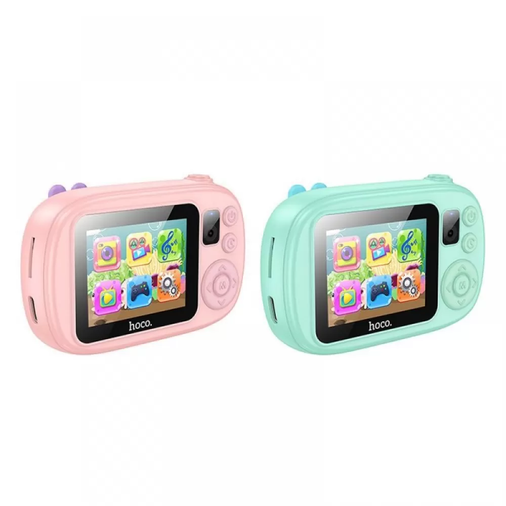 HOCO deciji fotoaparat sa selfi funkcijom DV205 roze