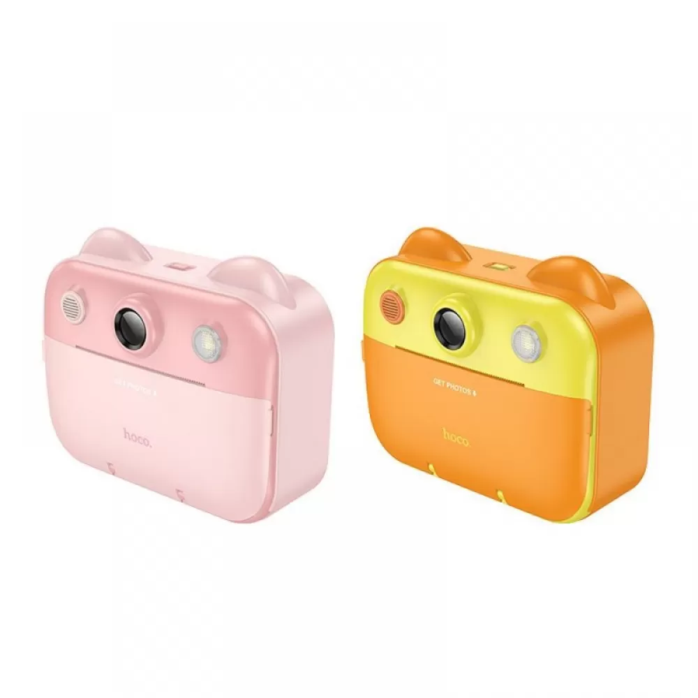 HOCO deciji fotoaparat sa stampacem i selfi funkcijom DV204 roze