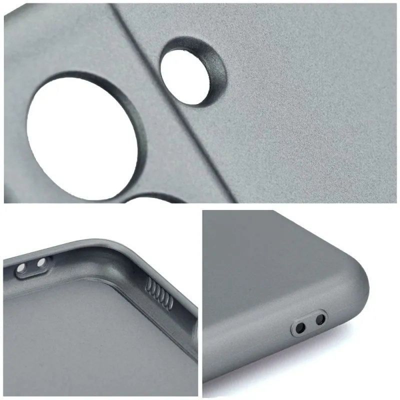Futrola METALLIC CASE za Xiaomi Redmi Note 14 4G siva