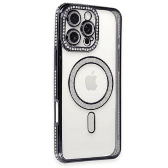 Futrola Shine Magsafe za iPhone 16e crna