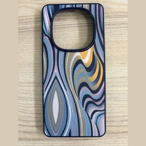 Futrola TEXTILE PRINT za Xiaomi Redmi Note 14 Pro plava