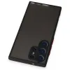 Futrola PVC MATTE sa dugmicima za Samsung S938 Galaxy S25 Ultra crna sa crvenim