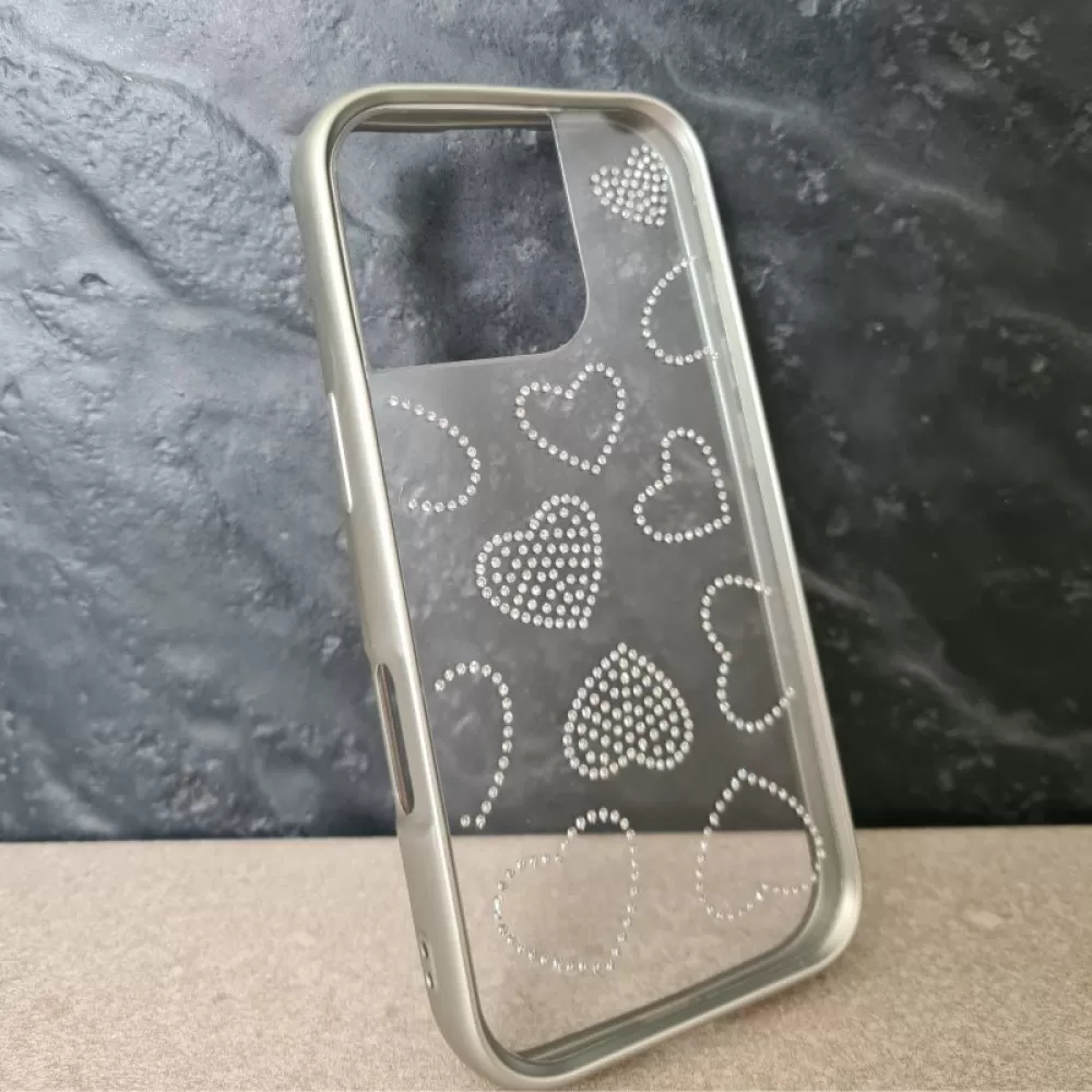 Futrola Pvc Clear Heart za iPhone 16 Pro No1