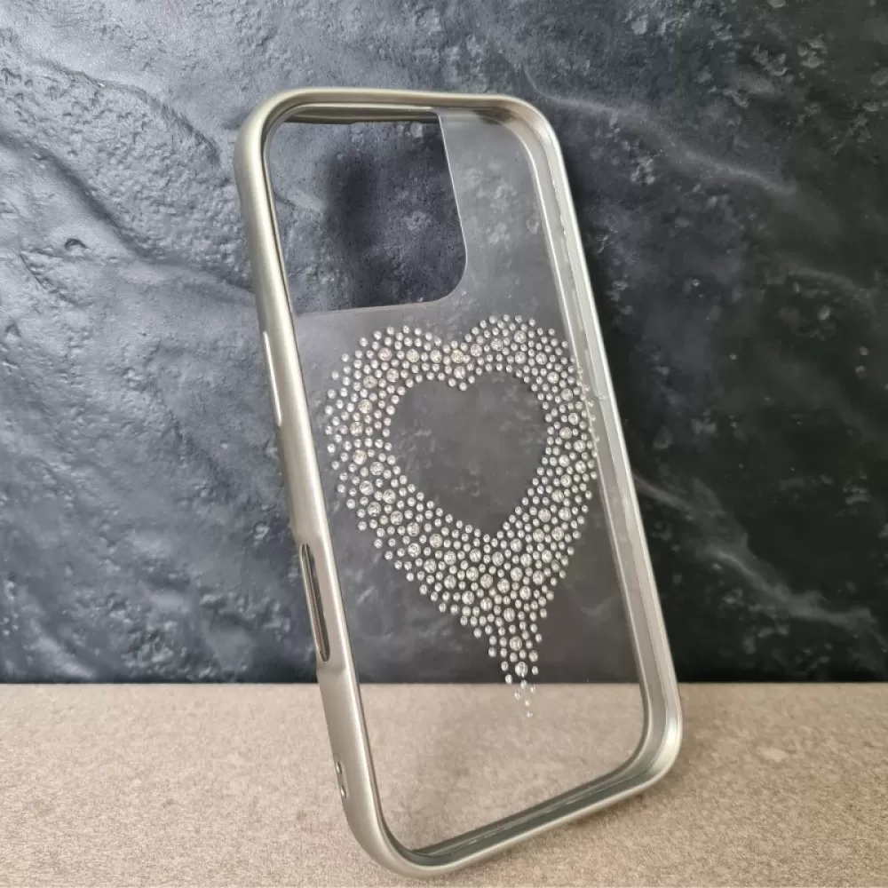 Futrola Pvc Clear Heart za iPhone 16 Pro No2