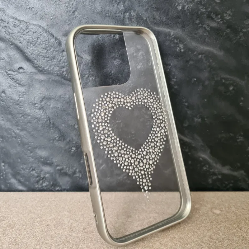 Futrola Pvc Clear Heart za iPhone 16 Pro Max No2
