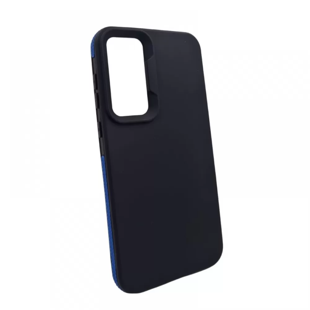Futrola SOFT X-CELL sa okvirom za Samsung A065 Galaxy A06 crna sa plavim
