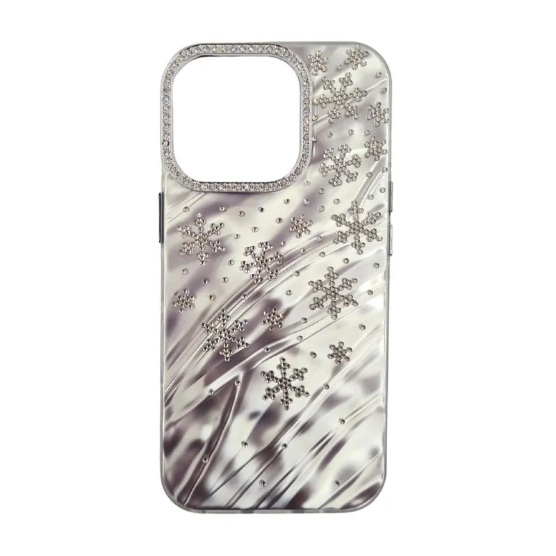 Futrola Snow za Iphone 16 Pro srebrna
