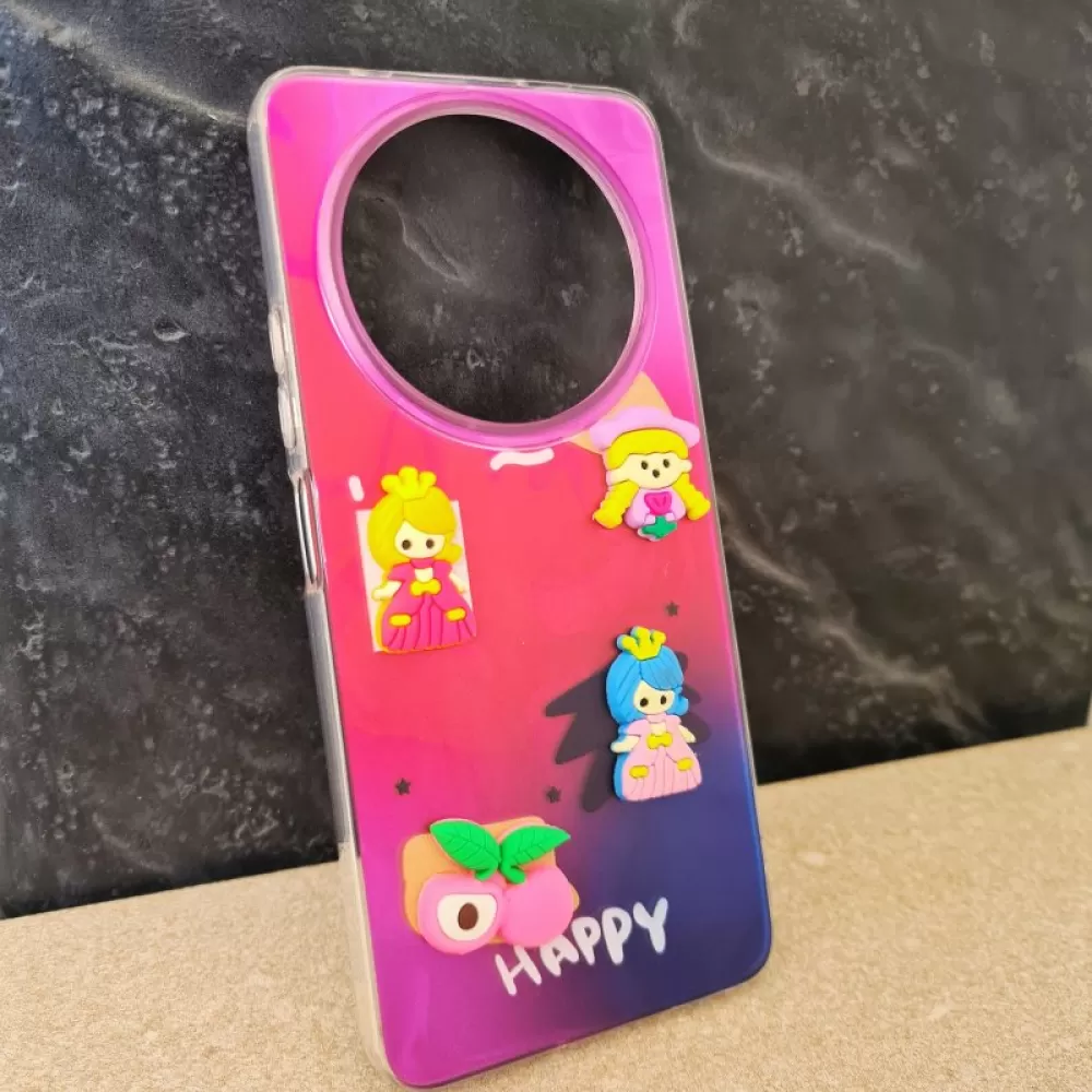 Futrola SEDEF 3D za Xiaomi Redmi 14C / Xiaomi Redmi A4 ljubicasta