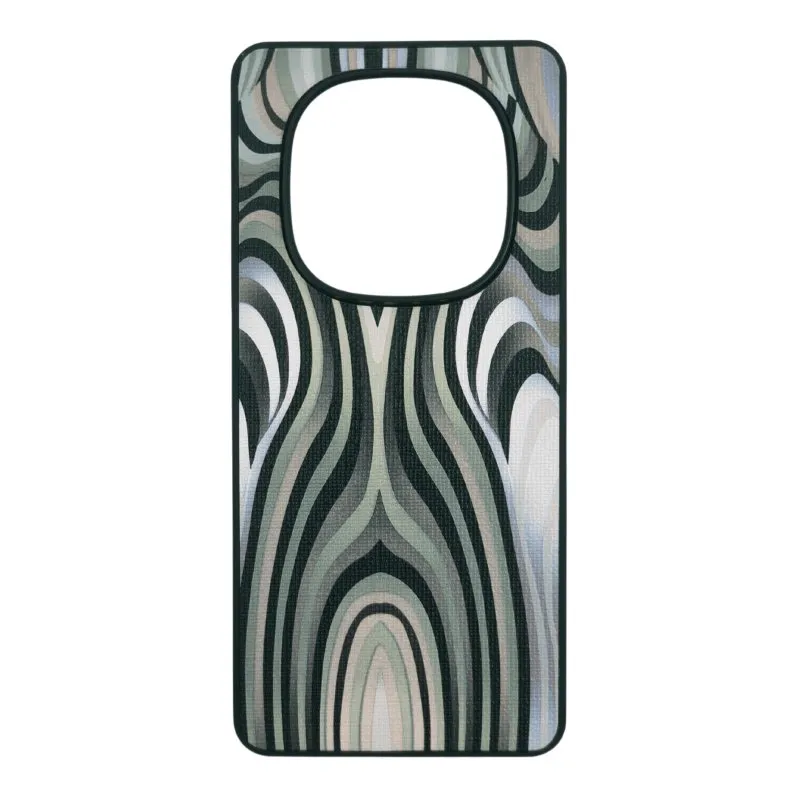 Futrola TEXTILE PRINT za Xiaomi Redmi Note 14 Pro Plus crna