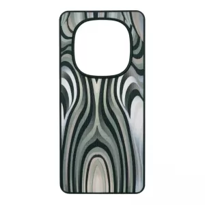 Futrola TEXTILE PRINT za iPhone 16 (6.1) crna