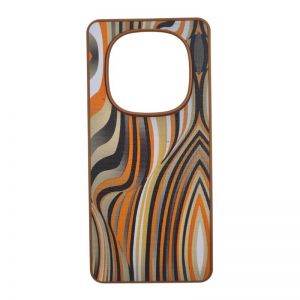 Futrola TEXTILE PRINT za Xiaomi Redmi Note 14 Pro Plus braon