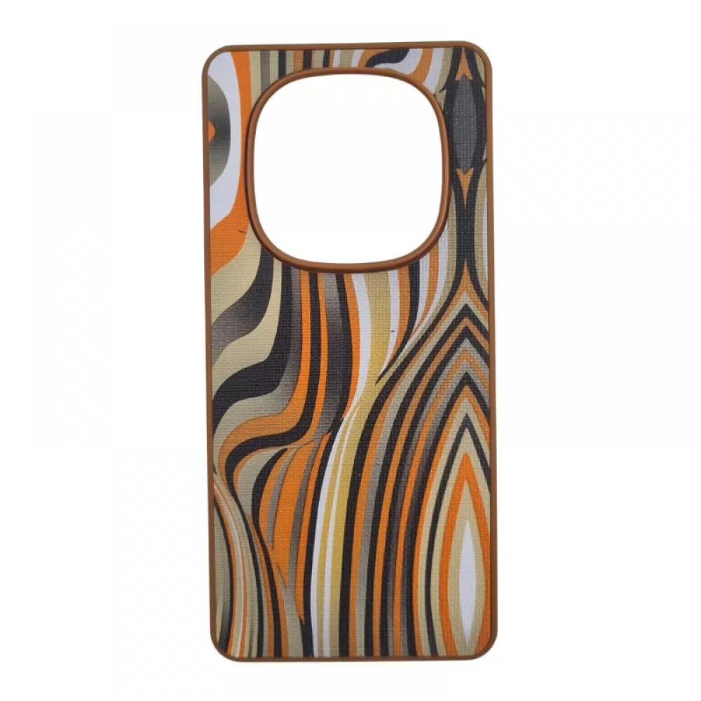 Futrola TEXTILE PRINT za Xiaomi Redmi A3 braon