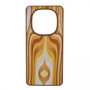 Futrola TEXTILE PRINT za Xiaomi Redmi A3 narandzasta
