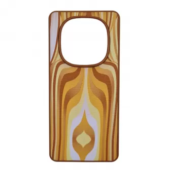 Futrola TEXTILE PRINT za Xiaomi Redmi A3 narandzasta