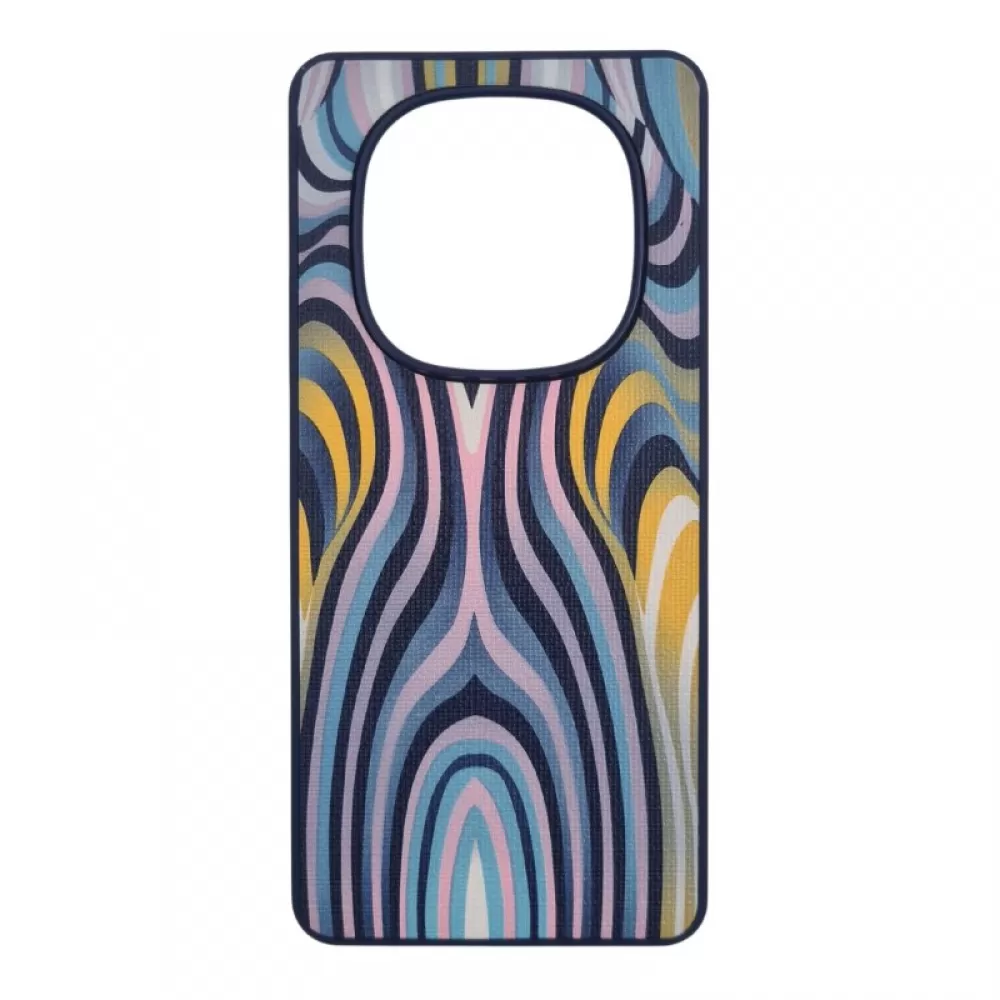 Futrola TEXTILE PRINT za Xiaomi Redmi Note 14 Pro plava