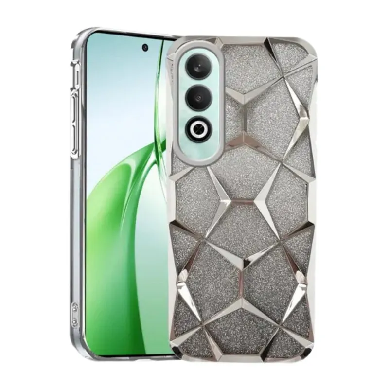 Futrola Ombre Shine Prizma za Samsung Galaxy S25 srebrna