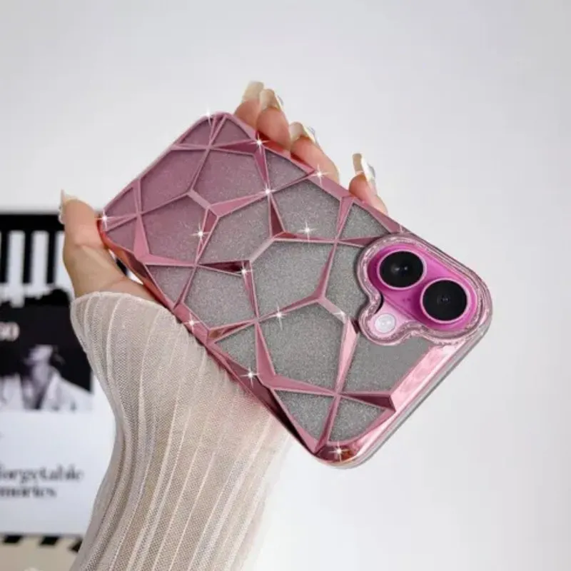 Futrola Ombre Shine Prizma za Samsung Galaxy A15 roze