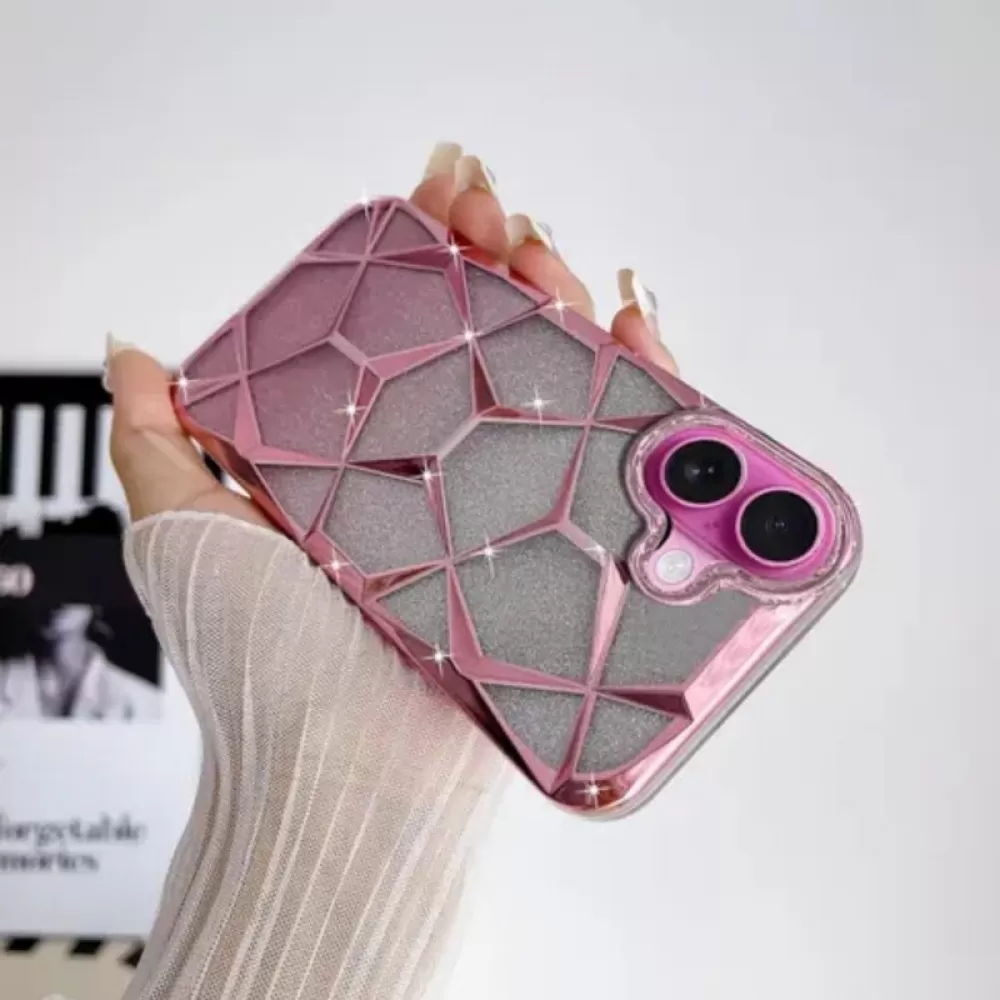 Futrola Ombre Shine Prizma za Samsung Galaxy A06 roze