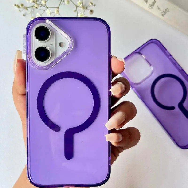 Futrola Neon Magsafe za iPhone 16 (6.1) ljubicasta