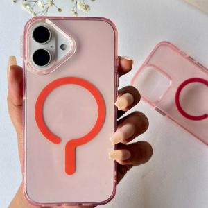 Futrola Neon Magsafe za iPhone 16 Pro (6.3) roze