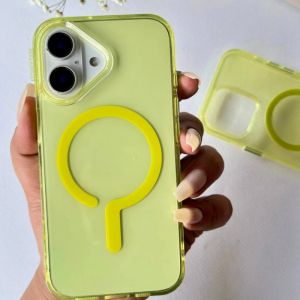 Futrola Neon Magsafe za iPhone 16 Pro Max (6.9) zuta
