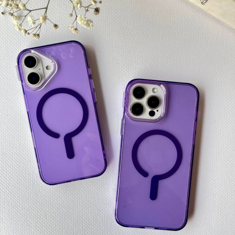 Futrola Neon Magsafe za iPhone 16 Pro (6.3) ljubicasta