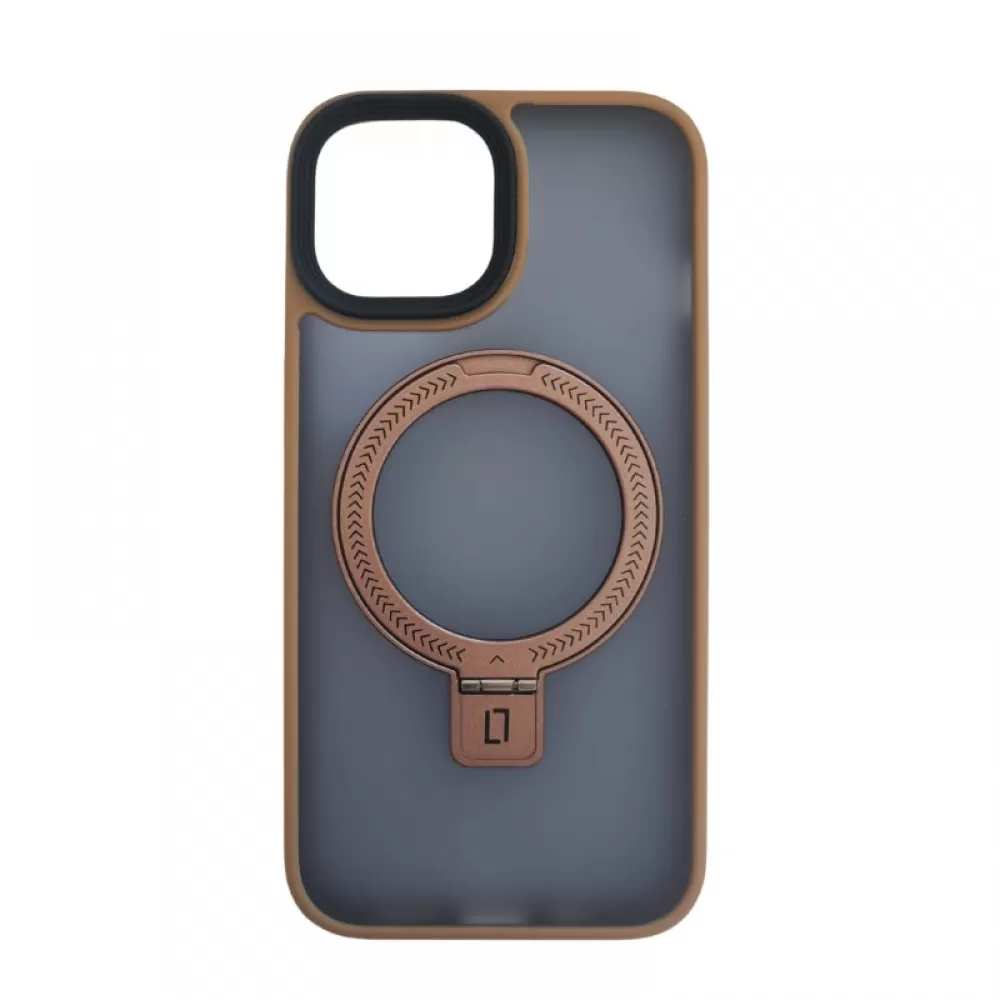 Futrola Magsafe Magnetic Ring za iPhone 16 Pro (6.3) braon