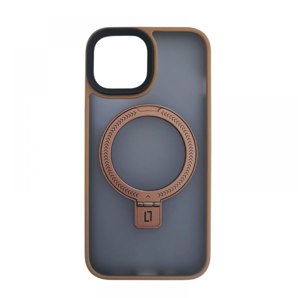 Futrola Magsafe Magnetic Ring za iPhone 15 Pro Max (6.7) braon