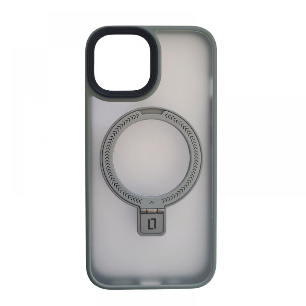 Futrola Magsafe Magnetic Ring za iPhone 16 Plus (6.7) siva