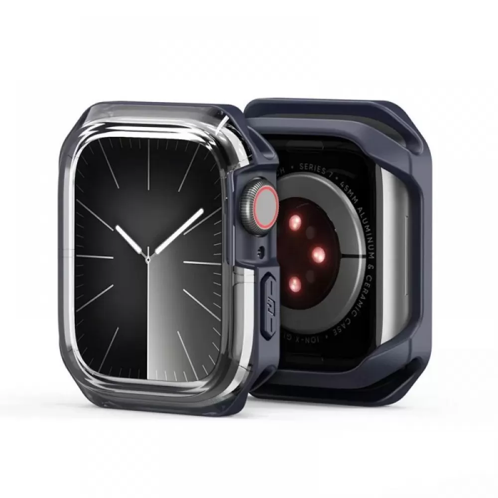 DUX DUCIS futrola TAMO za Apple Watch series 10 42 mm prozirna s ponocnim obrubom