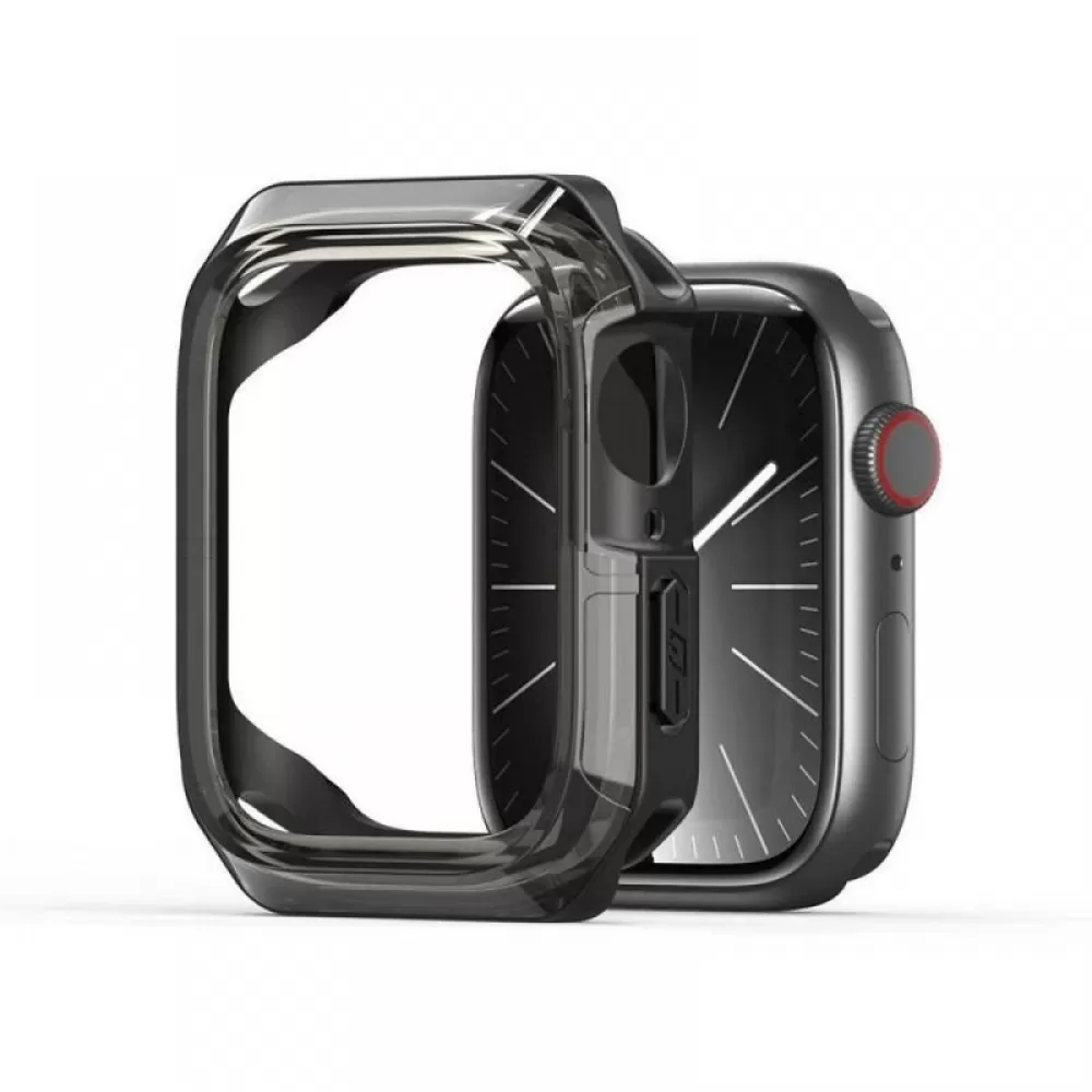 DUX DUCIS futrola TAMO za Apple Watch series 10 42 mm prozirna s crnim obrubom