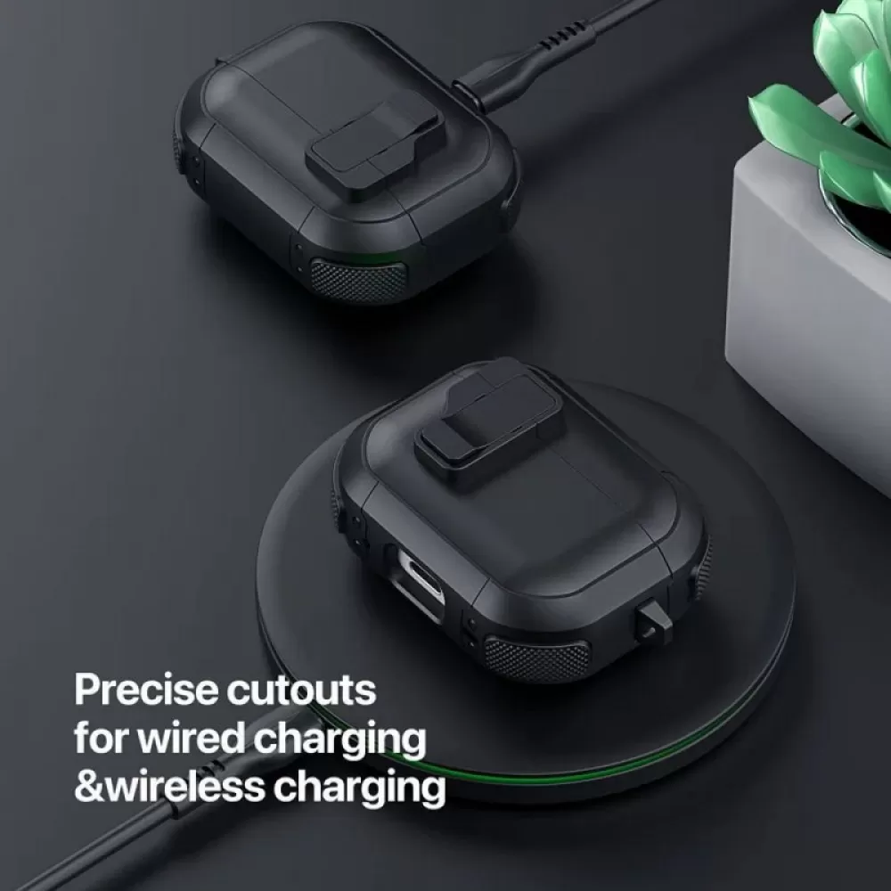 DUX DUCIS PECP TPU+PC zastitna futrola za AirPods 4 crna