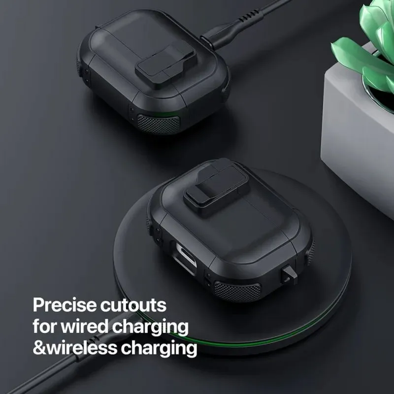 DUX DUCIS PECP TPU+PC zastitna futrola za AirPods 4 crna